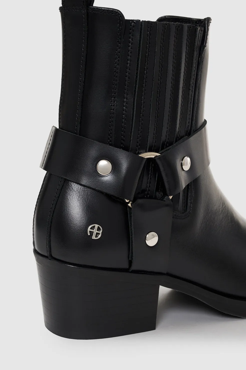 Mid Biker Boots - Black sold by Anine Bing product image thumbnail 4
