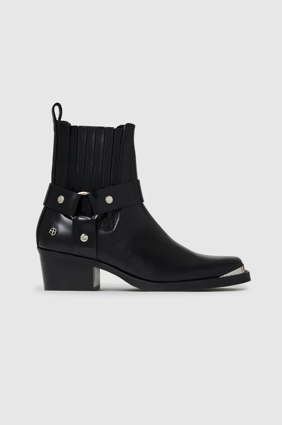 Mid Biker Boots - Black sold by Anine Bing
