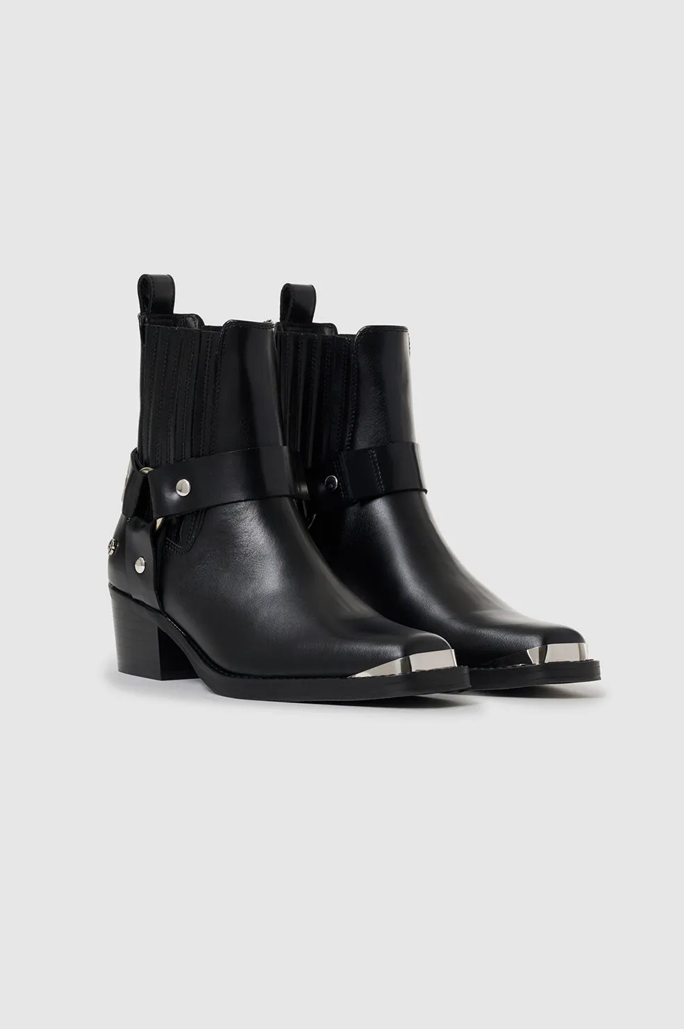 Mid Biker Boots - Black sold by Anine Bing product image thumbnail 5