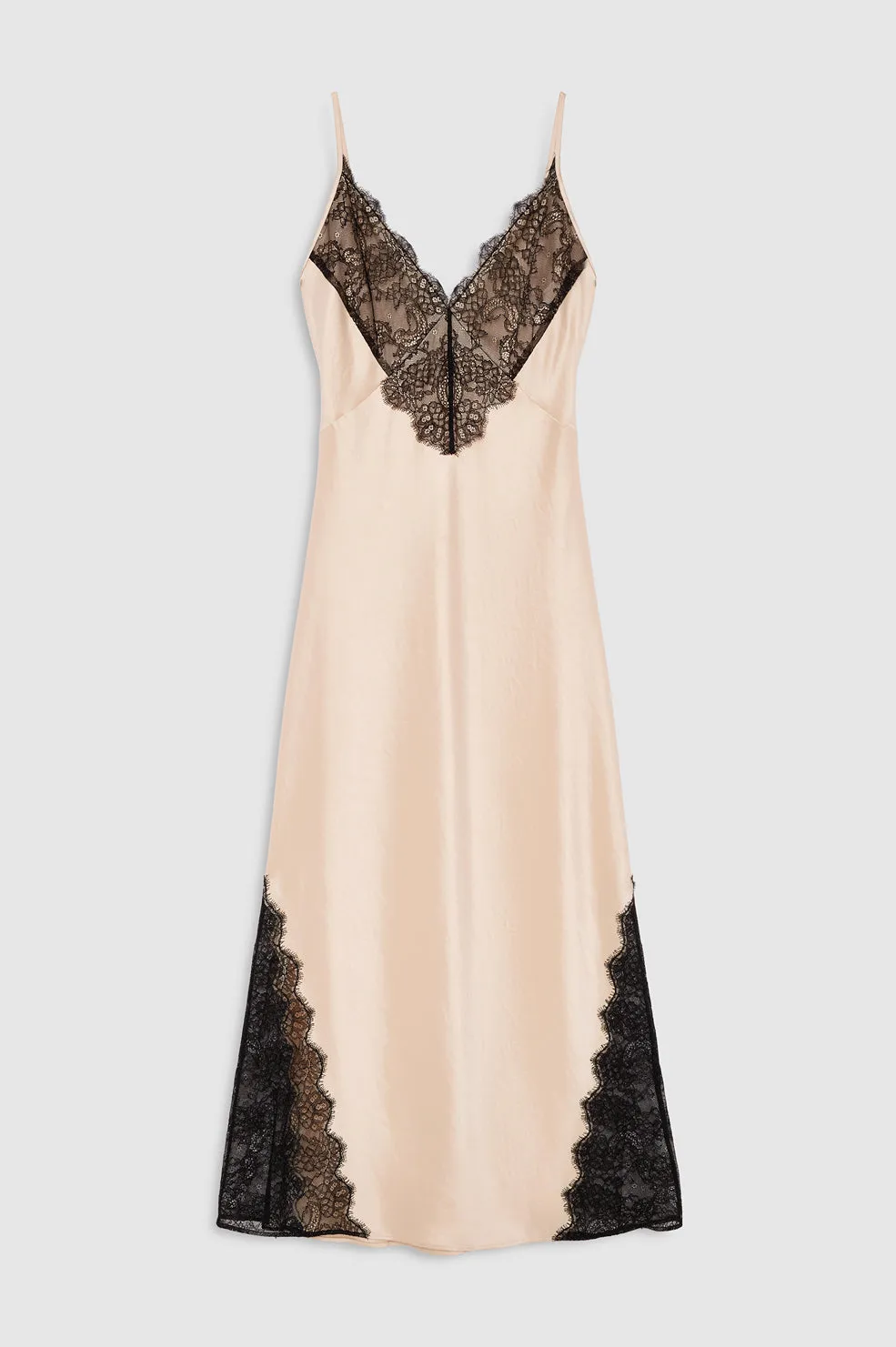 Judy Dress - Golden Beige And Black Lace sold by Anine Bing product image thumbnail 3