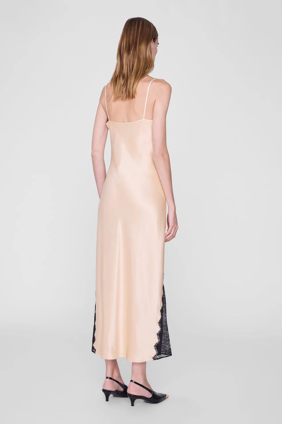 Judy Dress - Golden Beige And Black Lace sold by Anine Bing product image thumbnail 2