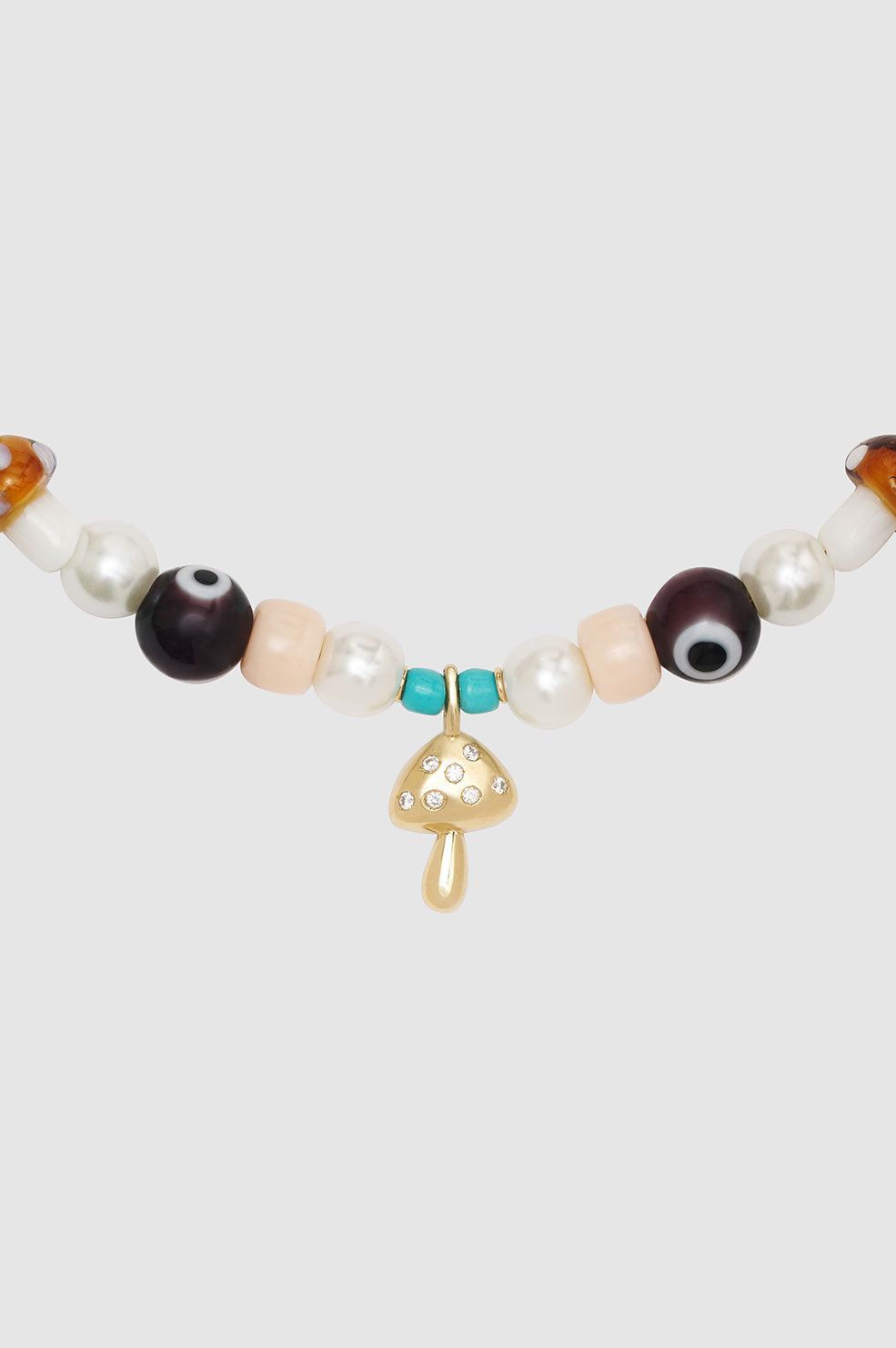 Anine X Bianca Bead Necklace - 14k Gold sold by Anine Bing product image thumbnail 3