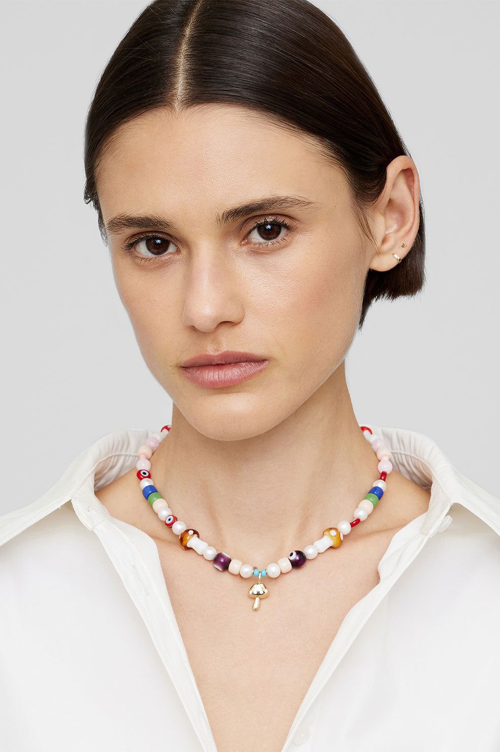 Anine X Bianca Bead Necklace - 14k Gold sold by Anine Bing product image thumbnail 2