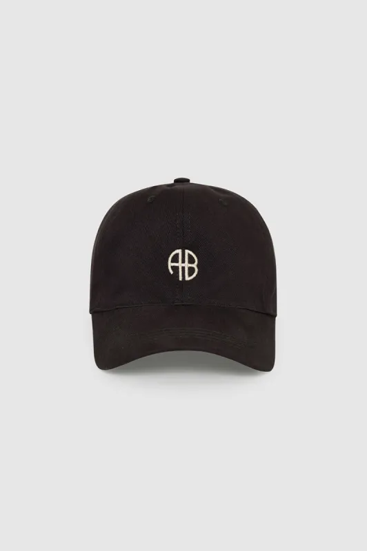 Jeremy Baseball Cap AB - Vintage Black sold by Anine Bing