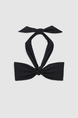 Reeve Bikini Top - Black sold by Anine Bing