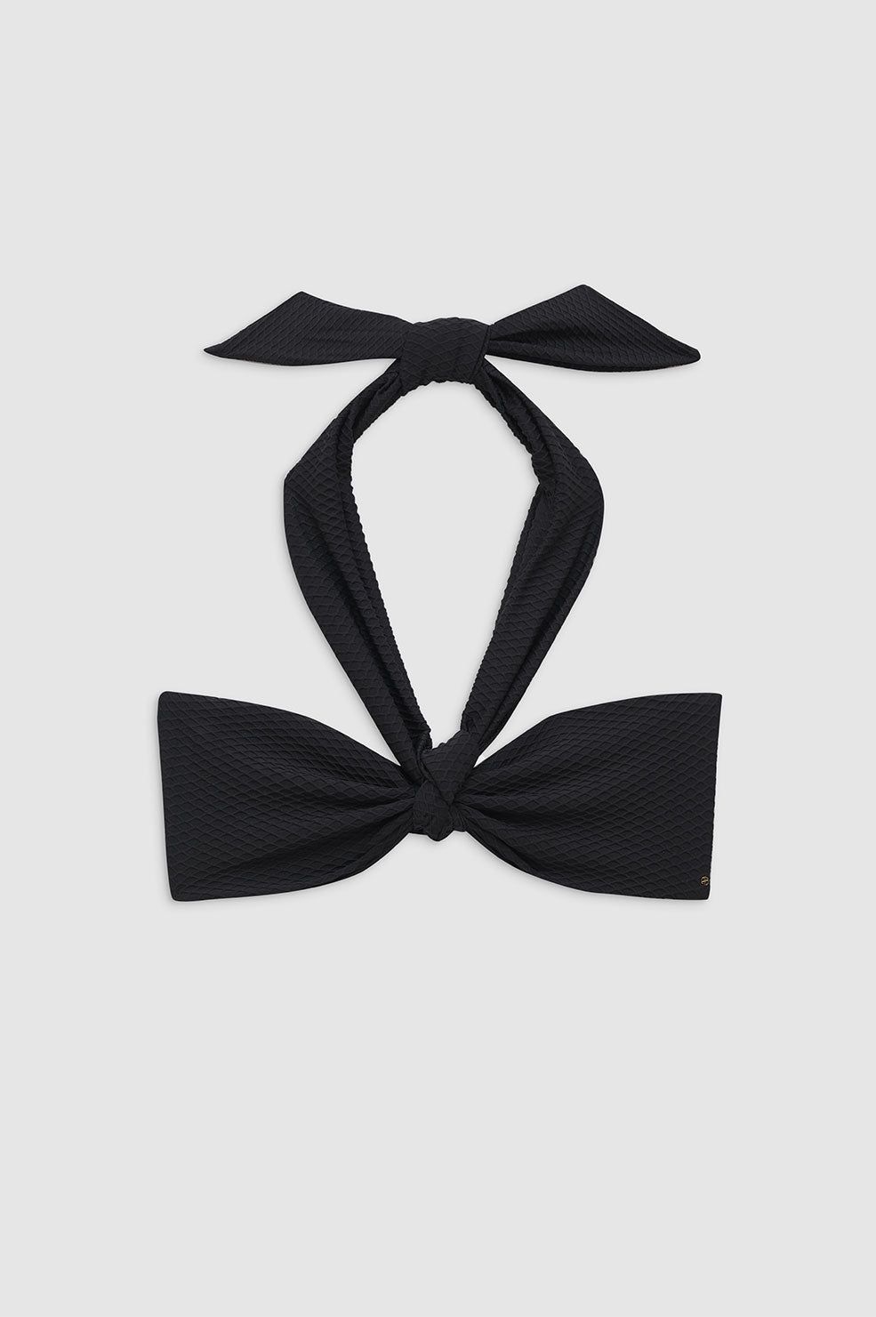 Reeve Bikini Top - Black sold by Anine Bing