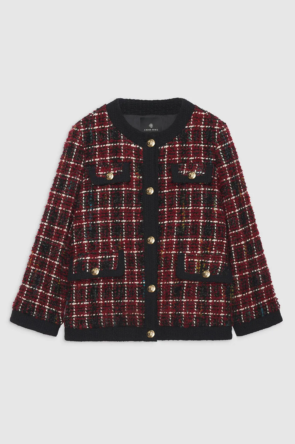 Lydia Jacket - Cherry Plaid sold by Anine Bing product image thumbnail 3
