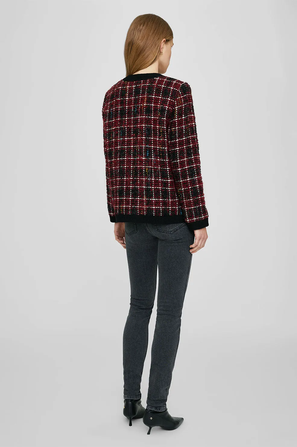 Lydia Jacket - Cherry Plaid sold by Anine Bing product image thumbnail 2