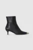 Gia Boots With Metal Toe Cap - Black sold by Anine Bing