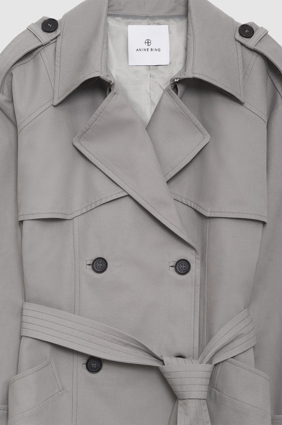 Finley Trench - Grey sold by Anine Bing product image thumbnail 4