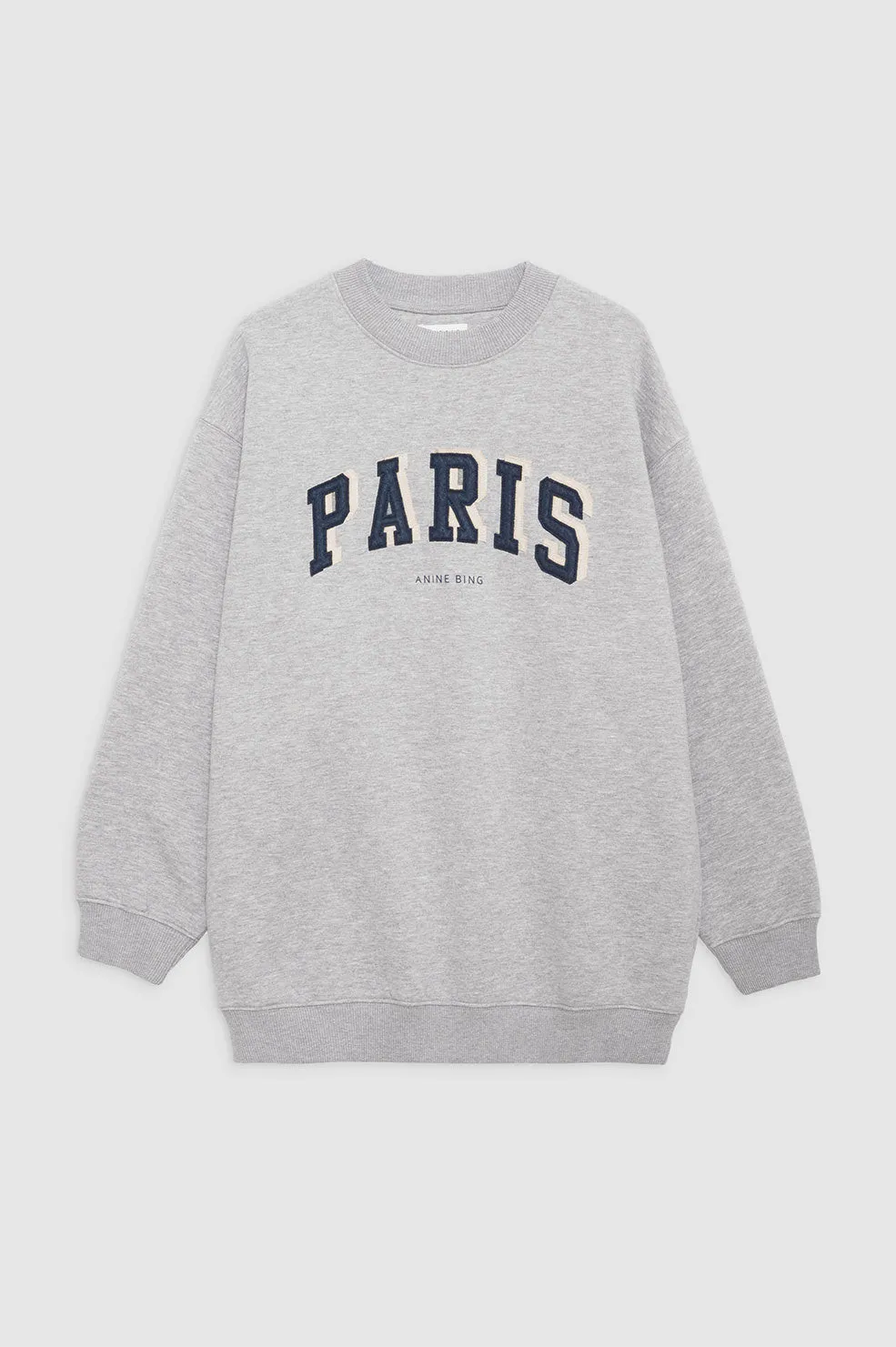 Tyler Sweatshirt Paris - Heather Grey sold by Anine Bing product image thumbnail 3