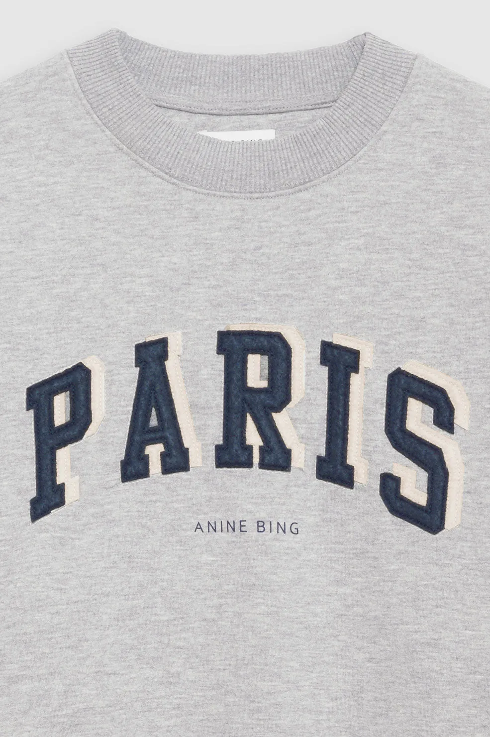 Tyler Sweatshirt Paris - Heather Grey sold by Anine Bing product image thumbnail 4