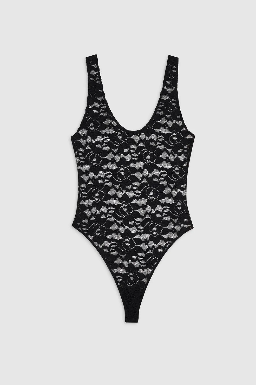 Alysha Bodysuit - Black Floral sold by Anine Bing product image thumbnail 3