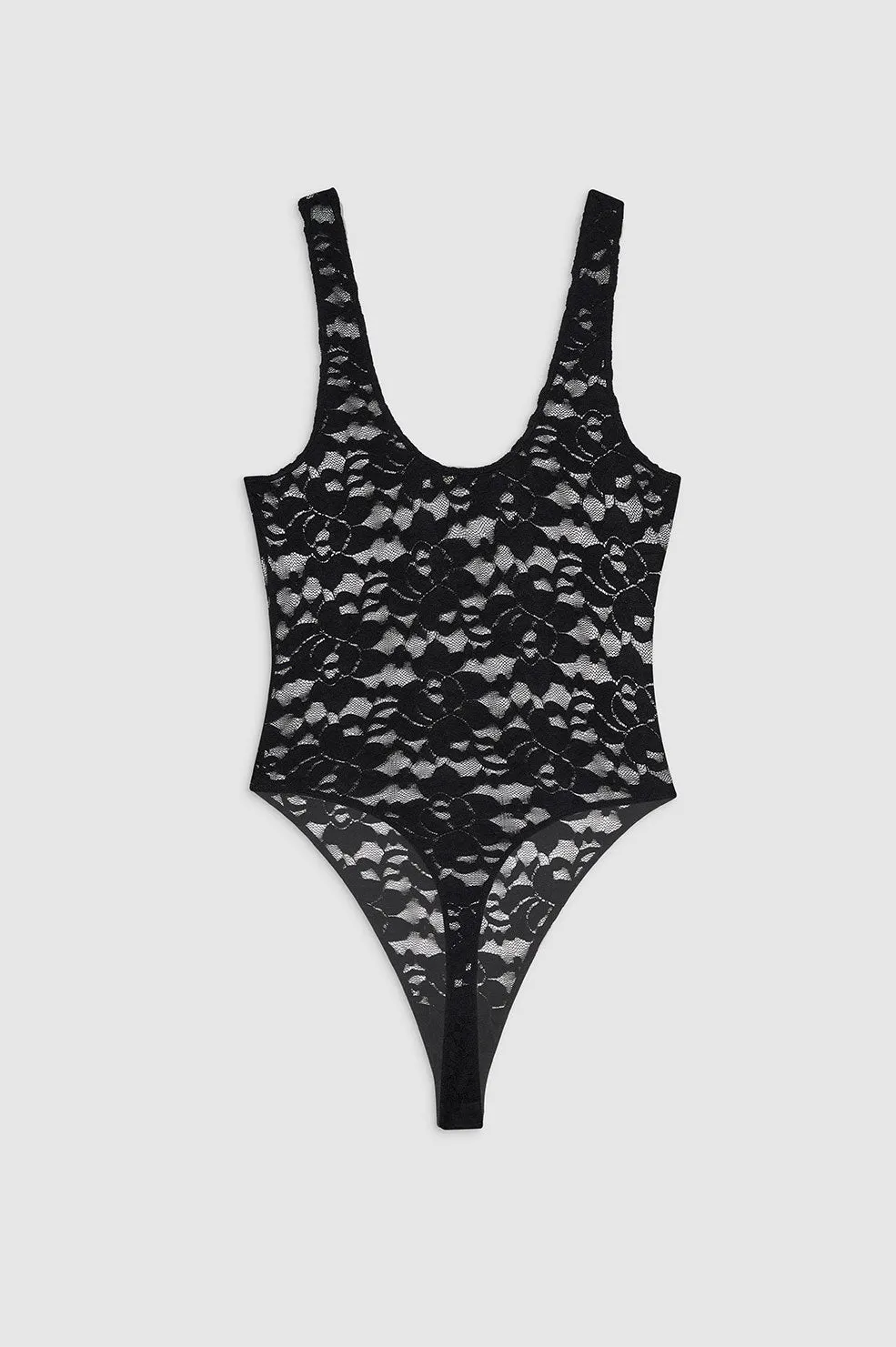 Alysha Bodysuit - Black Floral sold by Anine Bing product image thumbnail 4