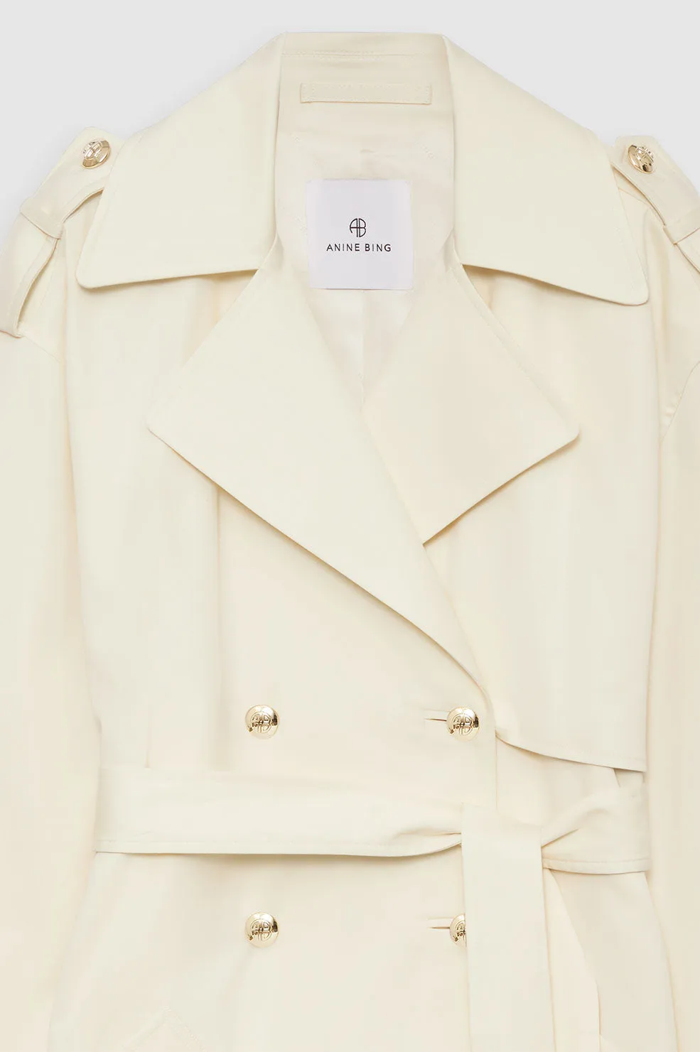 Layton Trench - Cream sold by Anine Bing product image thumbnail 4