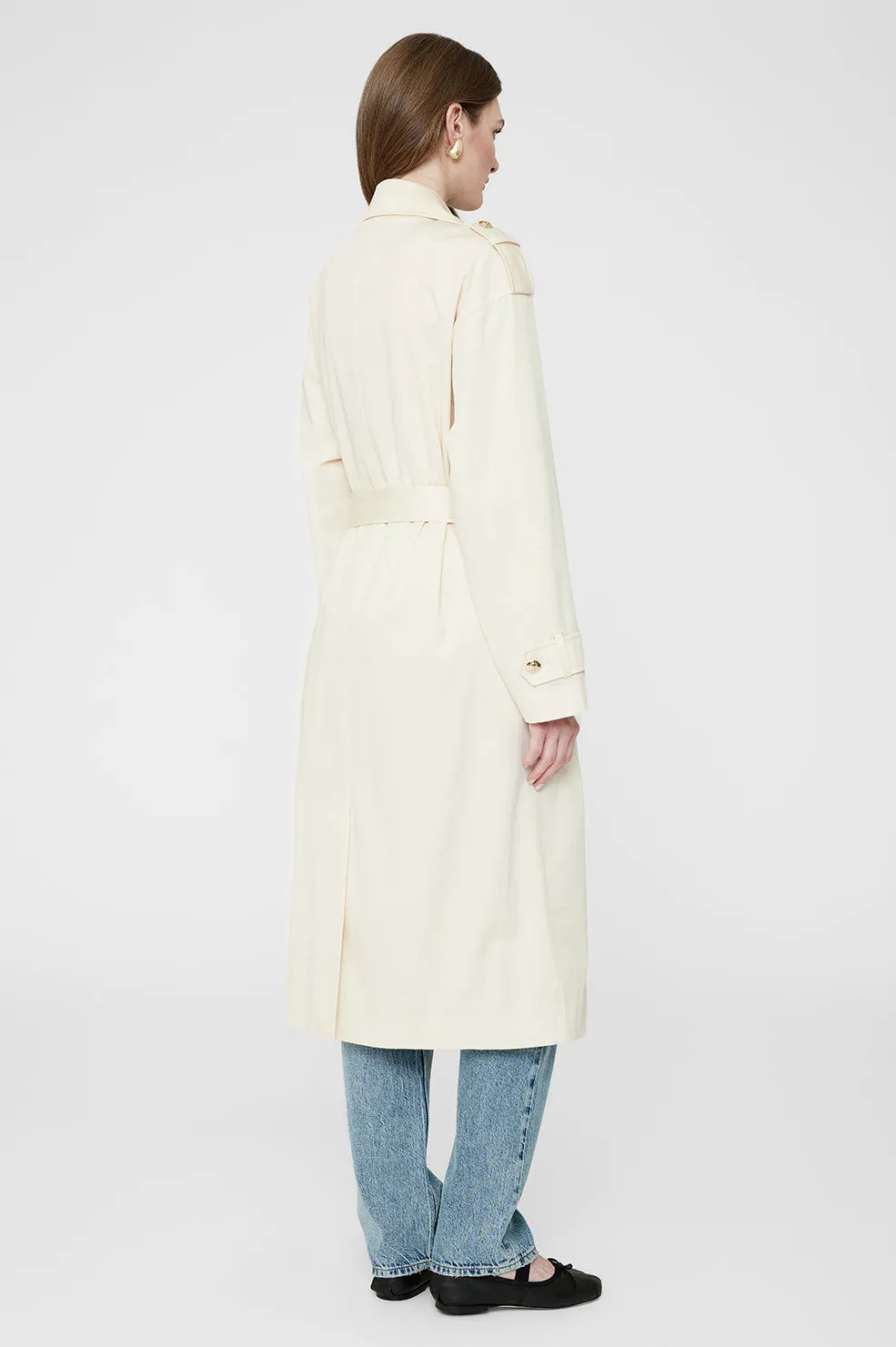 Layton Trench - Cream sold by Anine Bing product image thumbnail 2