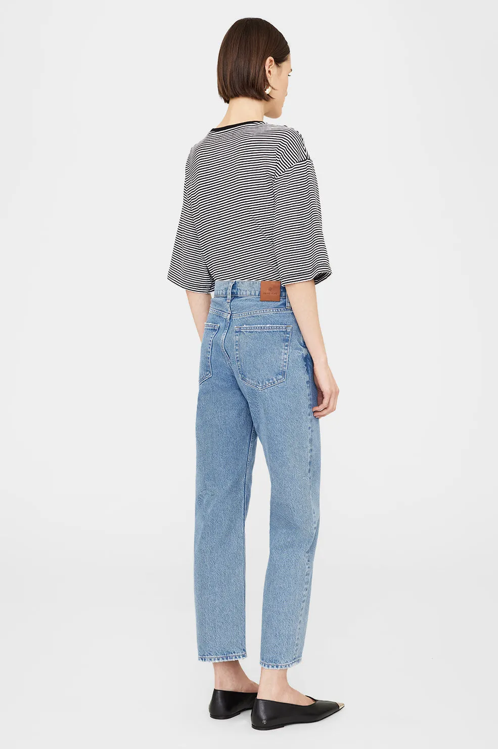 Bo Tee - Black And White Stripe sold by Anine Bing product image thumbnail 2