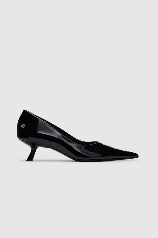 Hilda Pumps - Black Patent sold by Anine Bing