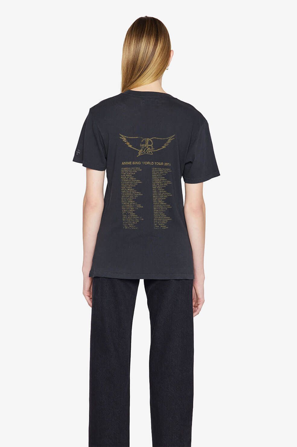 Lili Tee Bing Tour - Washed Black sold by Anine Bing product image thumbnail 3