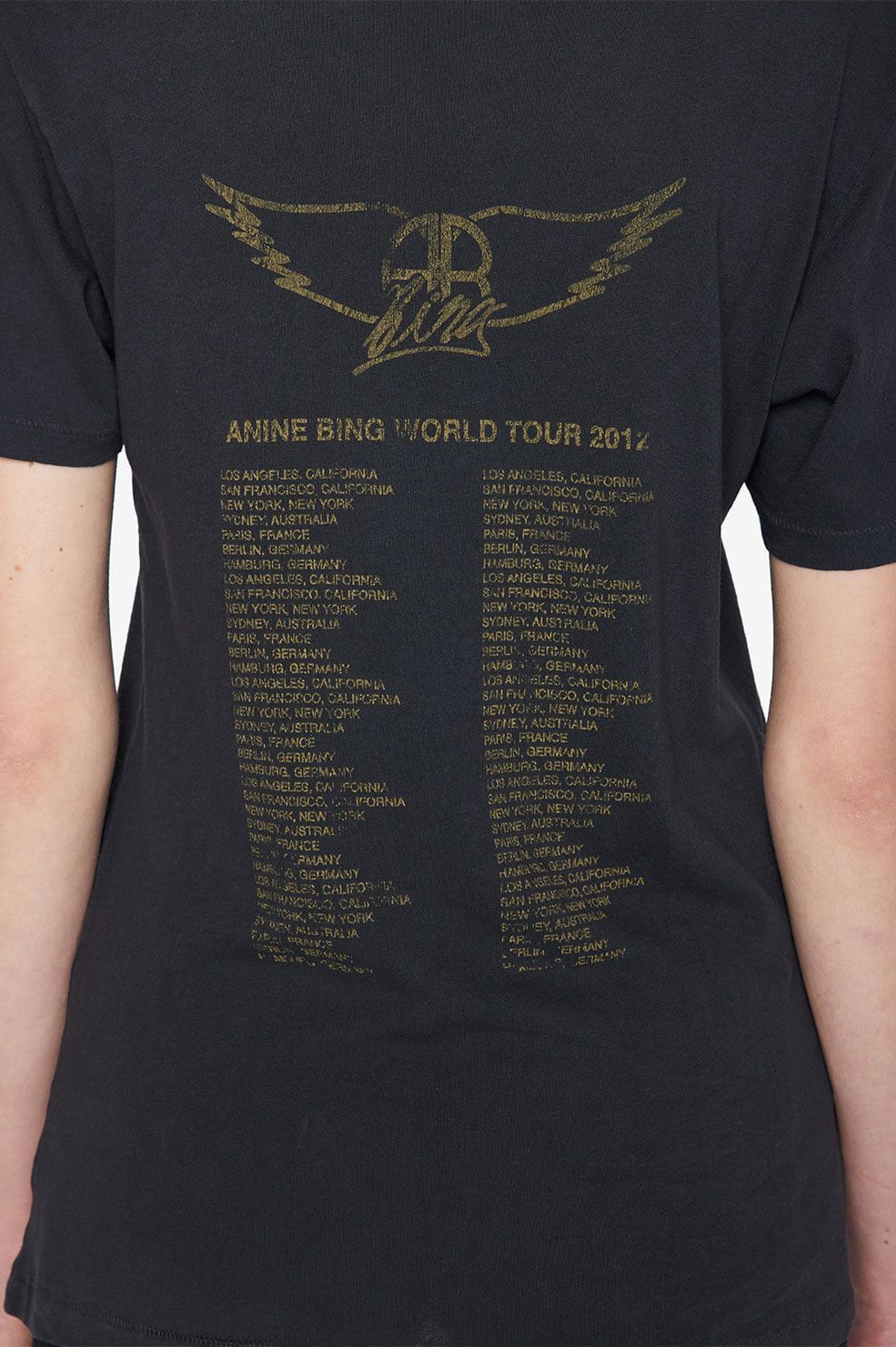 Lili Tee Bing Tour - Washed Black sold by Anine Bing product image thumbnail 5