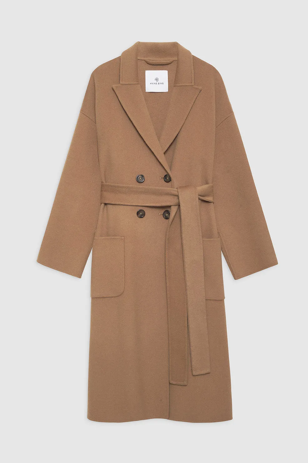 Dylan Coat - Camel Cashmere Blend sold by Anine Bing product image thumbnail 3