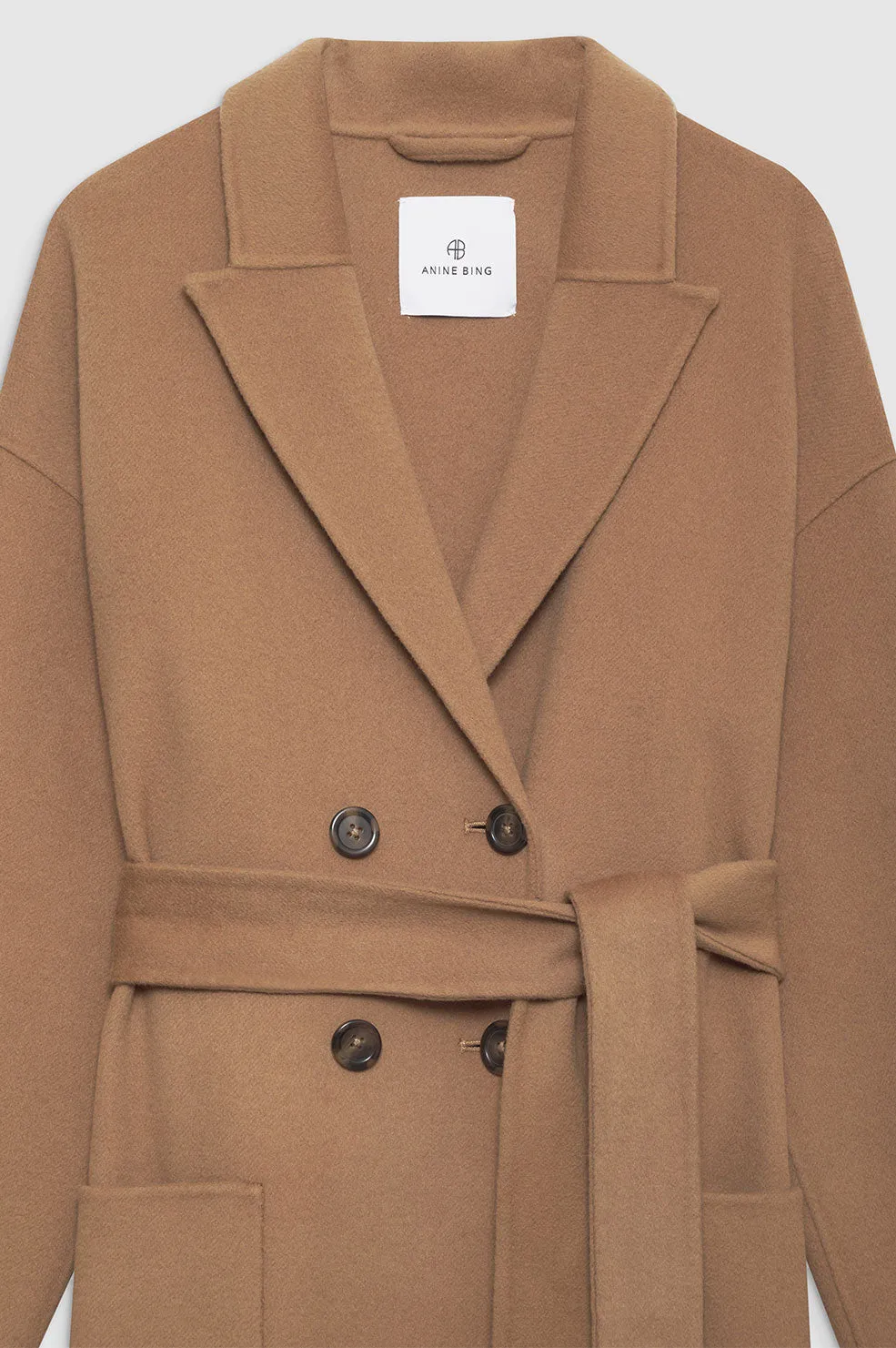 Dylan Coat - Camel Cashmere Blend sold by Anine Bing product image thumbnail 4