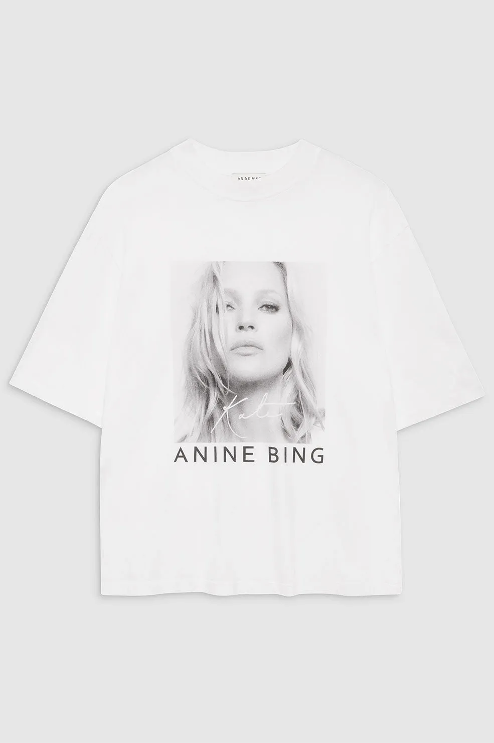Avi Tee Kate Moss - White sold by Anine Bing product image thumbnail 3
