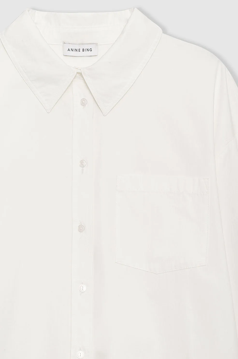 Mika Shirt - White sold by Anine Bing