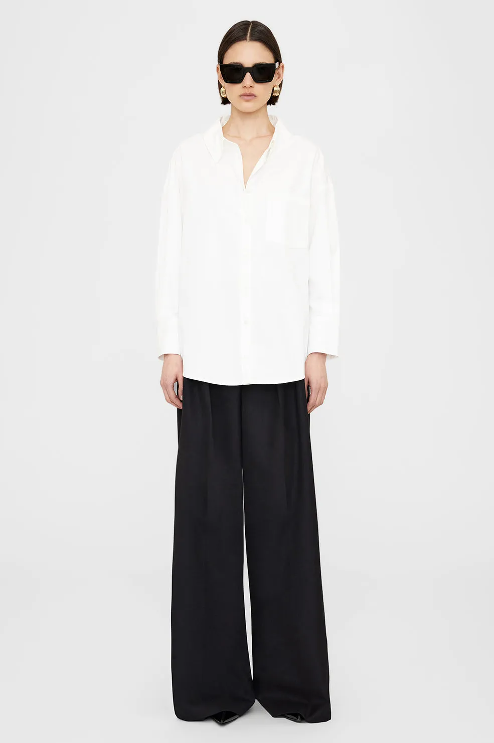 Mika Shirt - White sold by Anine Bing product image thumbnail 5