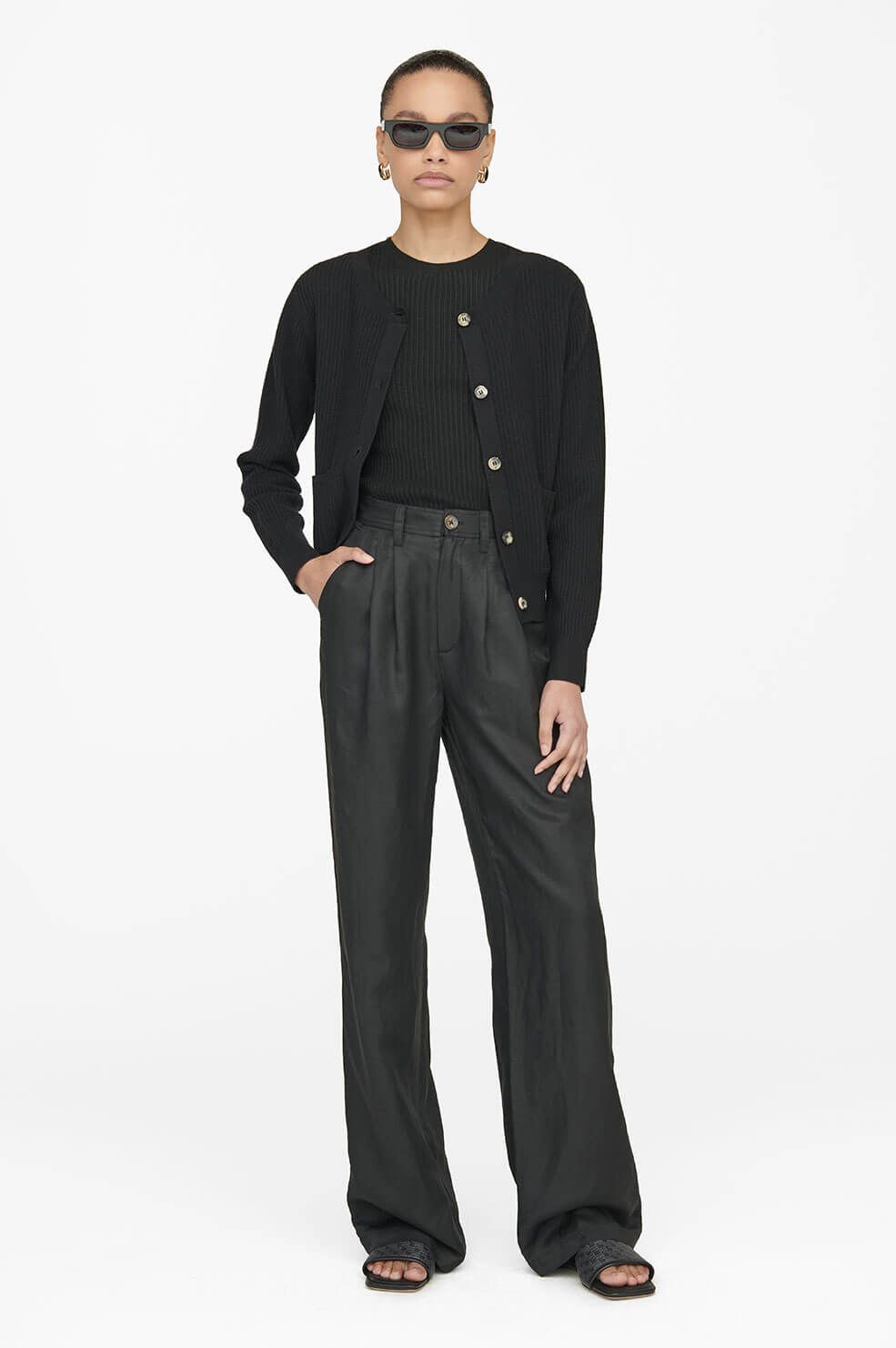 Elm Cardigan - Black sold by Anine Bing