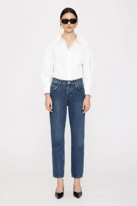 Benson Jean - Marine Blue sold by Anine Bing