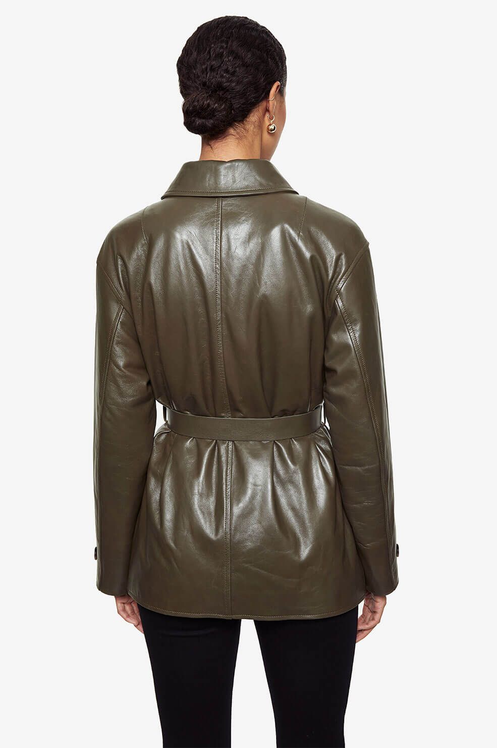 Monroe Jacket - Dark Green sold by Anine Bing product image thumbnail 4