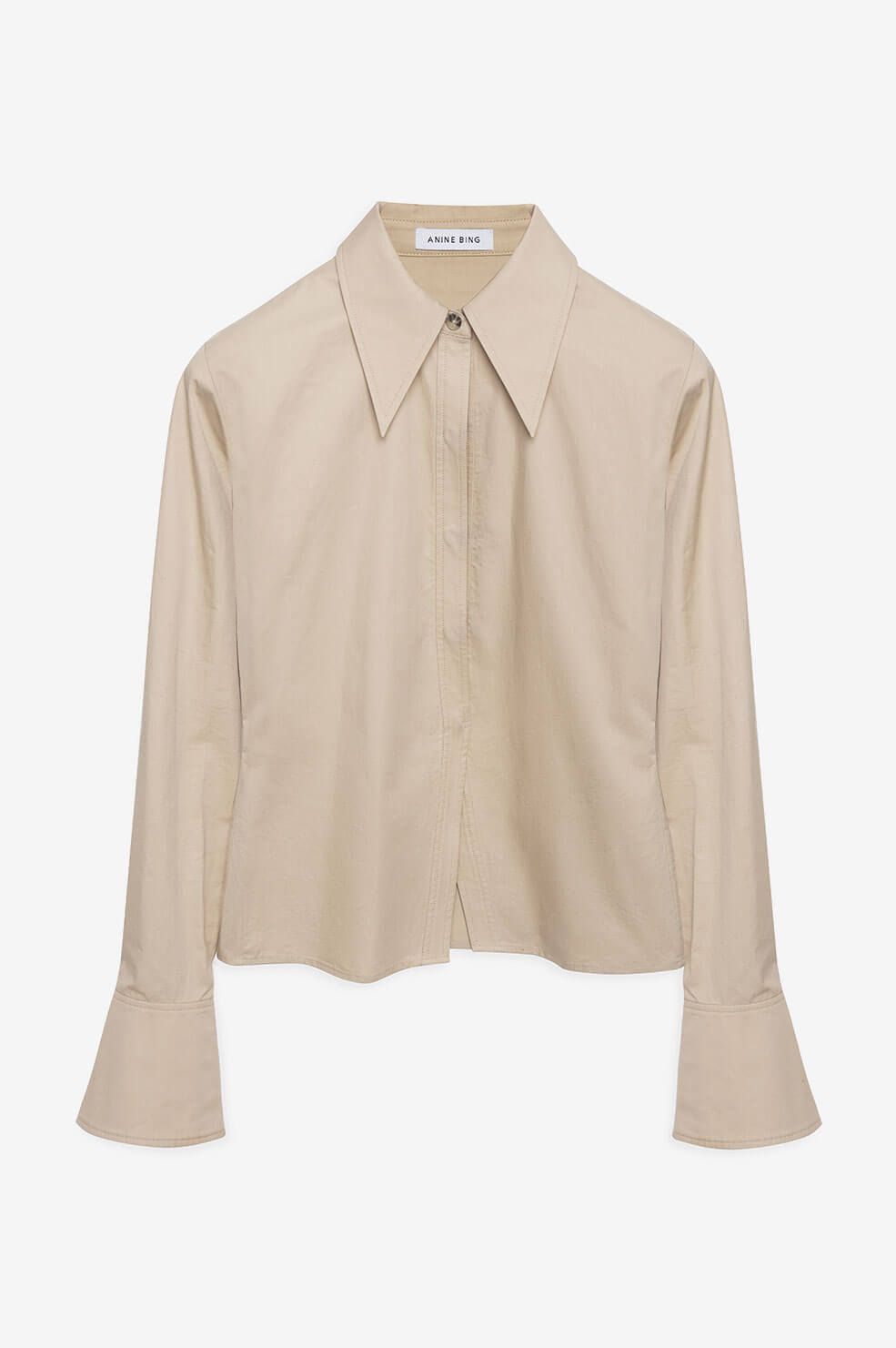 Tiffany Shirt - Tan sold by Anine Bing product image thumbnail 3