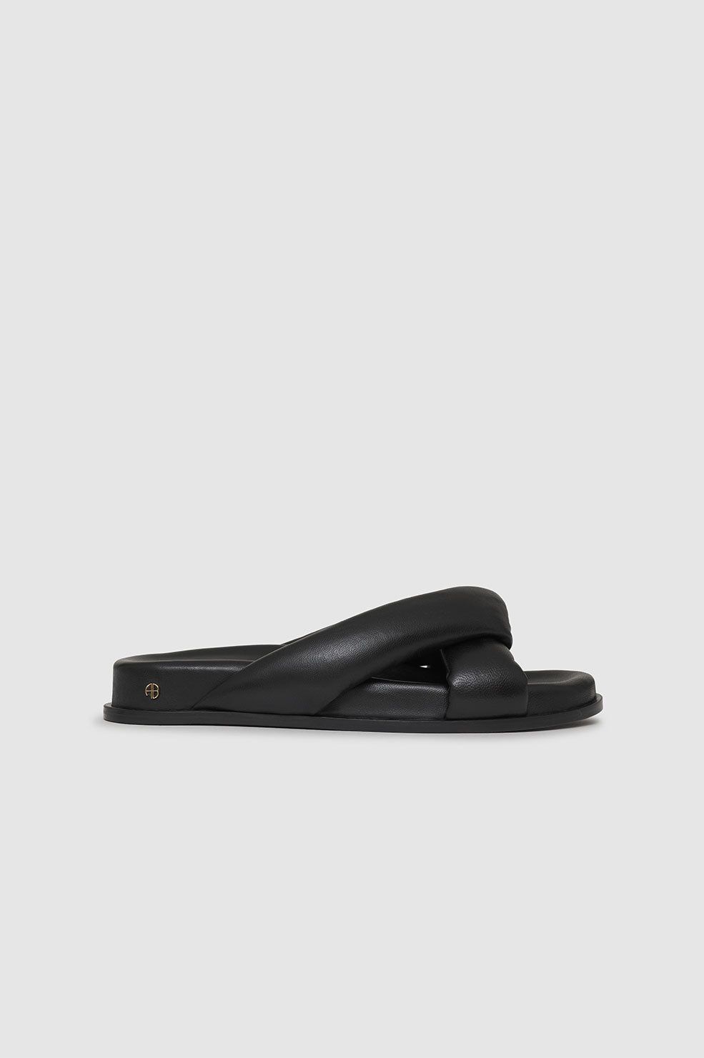 Kiva Slides - Black sold by Anine Bing