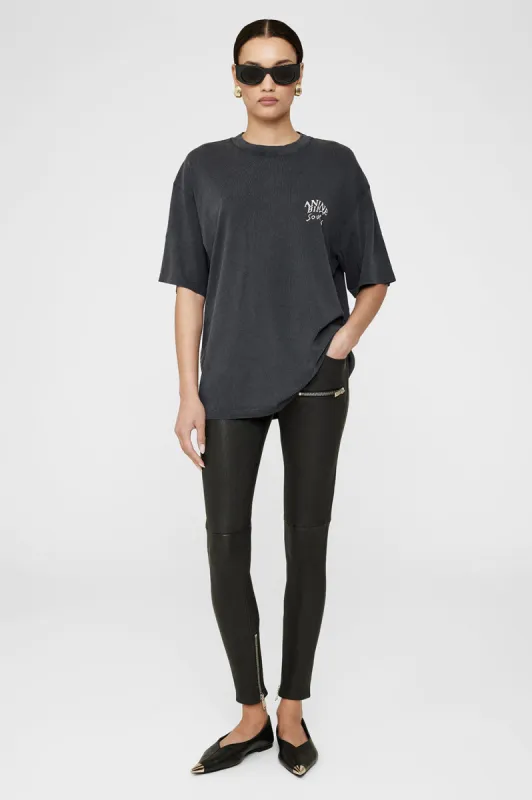 Kent Tee Sounds - Washed Black sold by Anine Bing