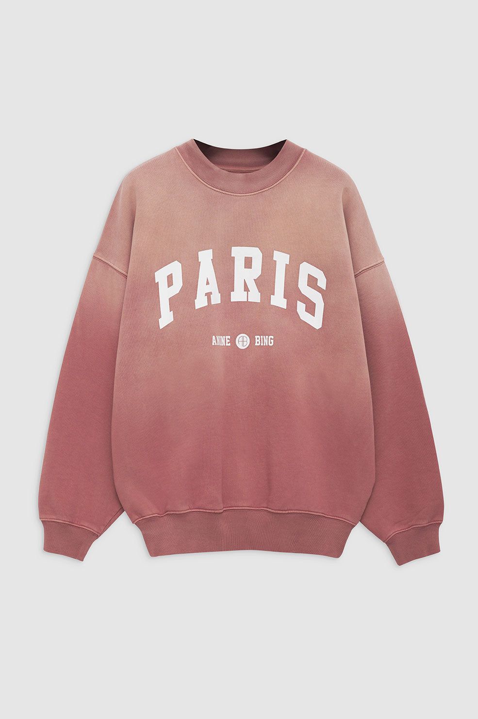 Jaci Sweatshirt University Paris - Washed Faded Terracotta sold by Anine Bing product image thumbnail 3