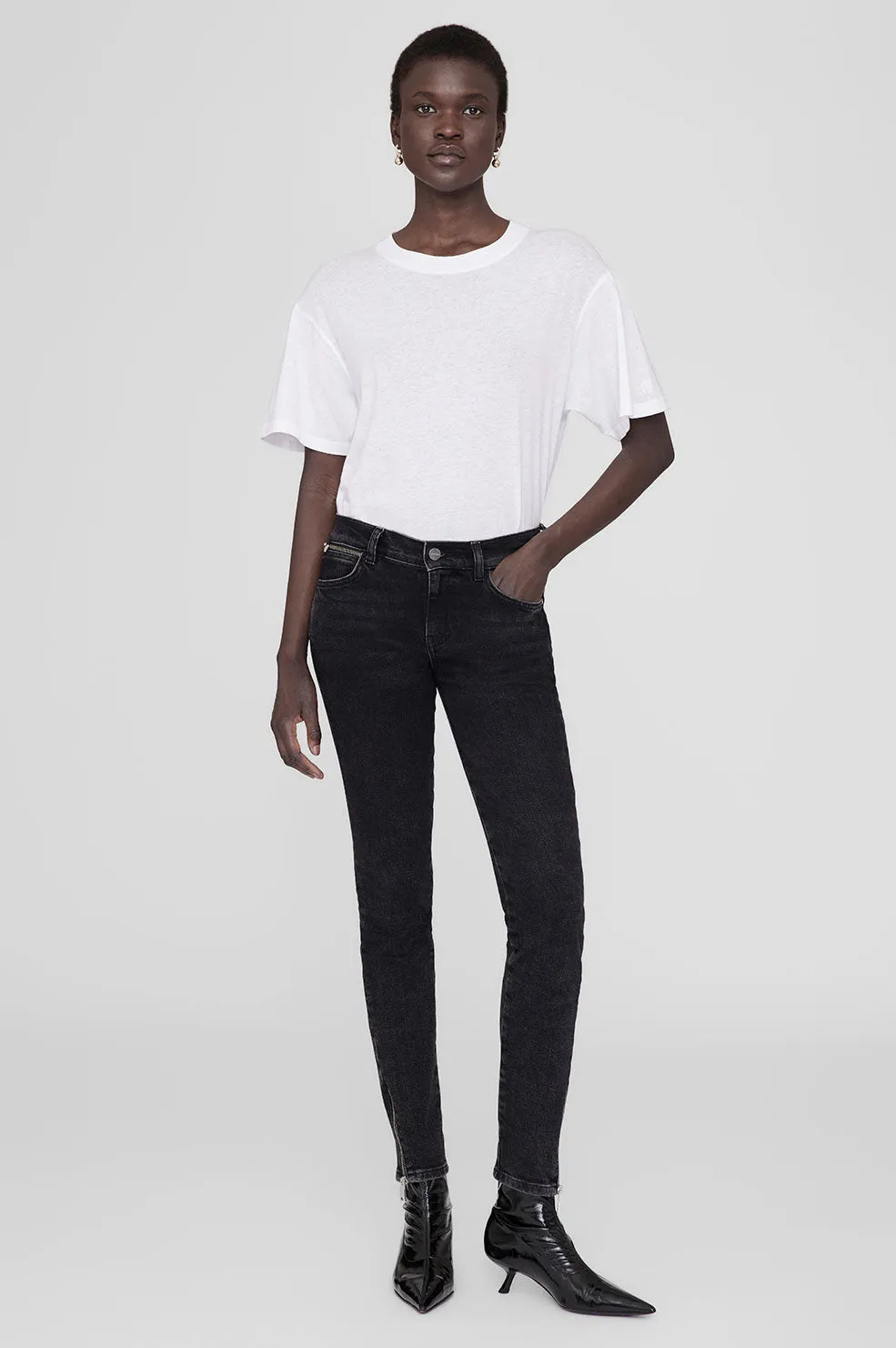 Jax Jean - Smoke Black sold by Anine Bing