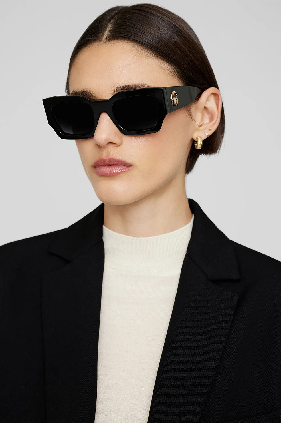 Indio Sunglasses Monogram - Black sold by Anine Bing product image thumbnail 2