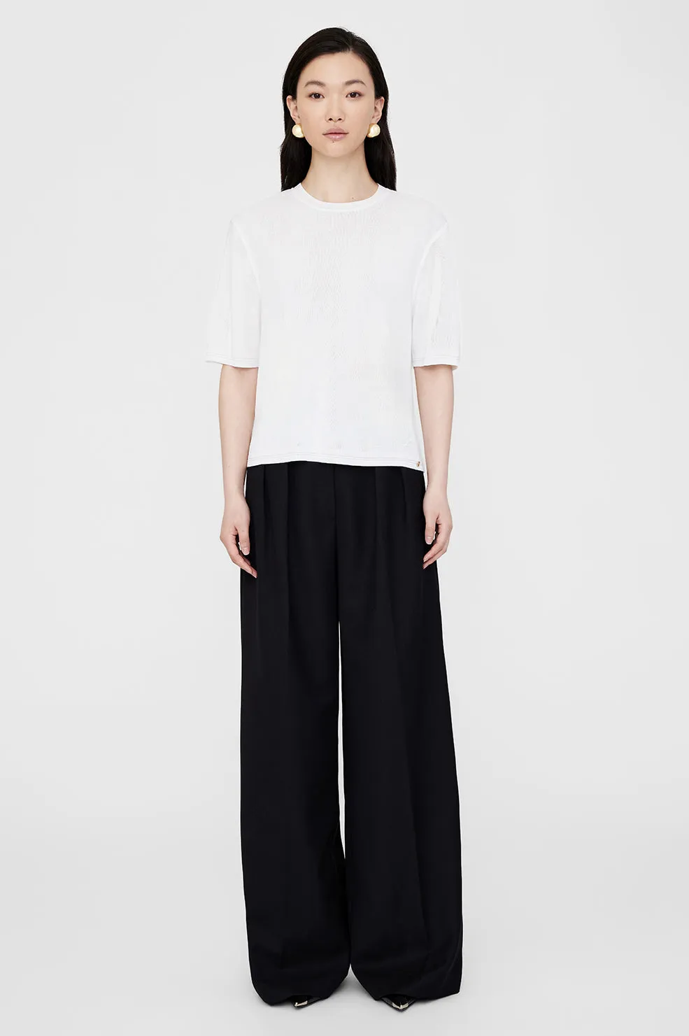 Giorgio Sweater - Ivory sold by Anine Bing