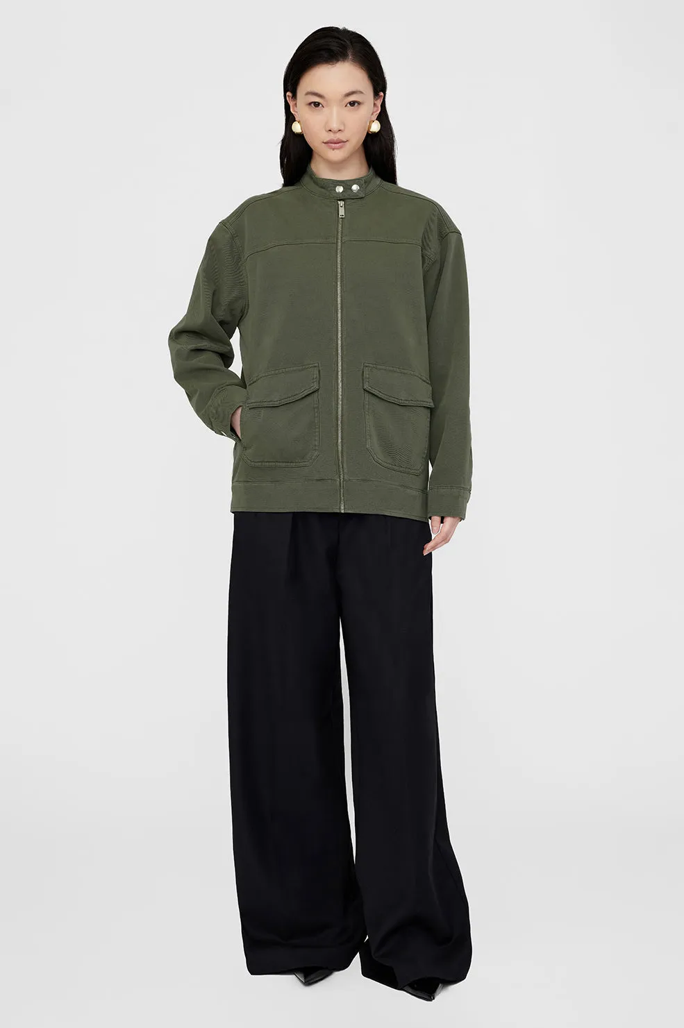 Henry Jacket - Army Green sold by Anine Bing product image thumbnail 5