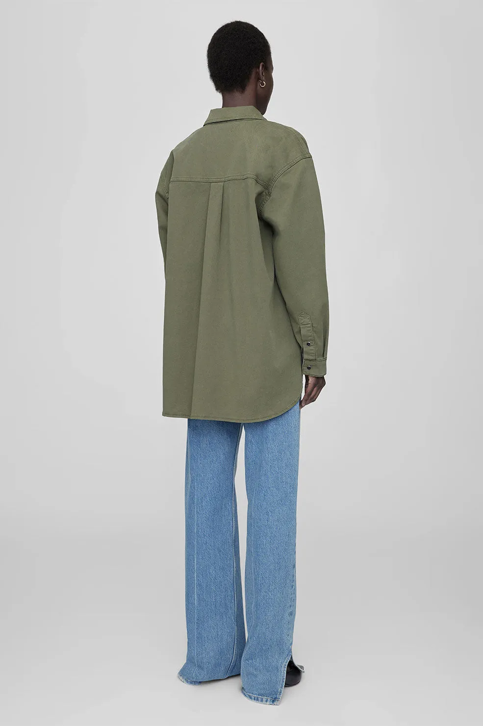 Simon Shirt - Army Green sold by Anine Bing product image thumbnail 2