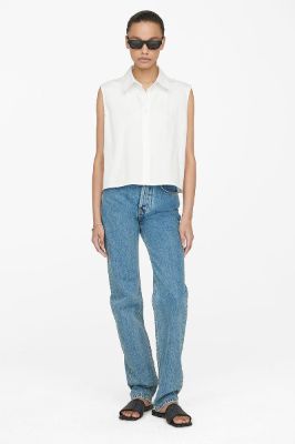 Celia Shirt - White sold by Anine Bing