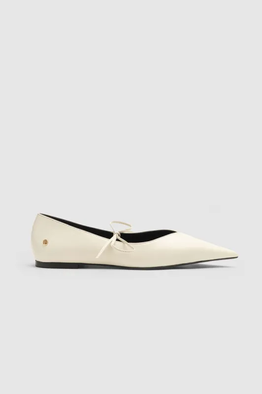Nikki Flats - Ivory sold by Anine Bing