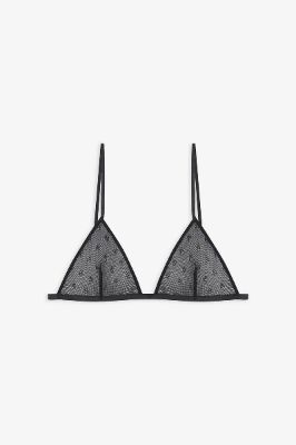 Nicole Bra - Black Monogram sold by Anine Bing