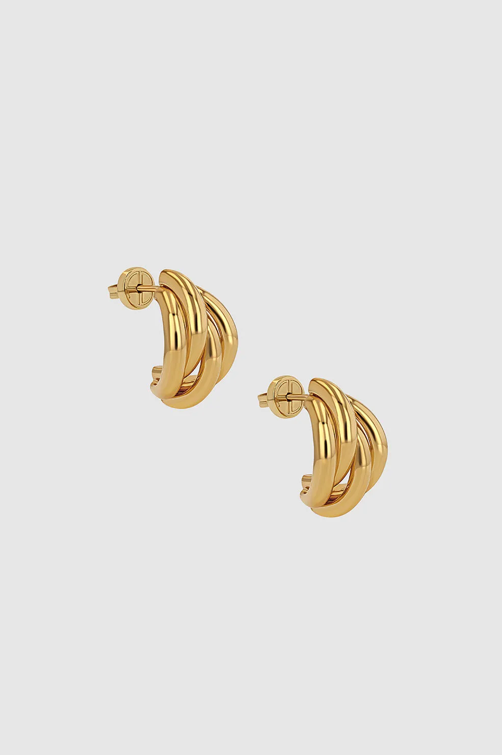Knot Earrings - Gold sold by Anine Bing product image thumbnail 3
