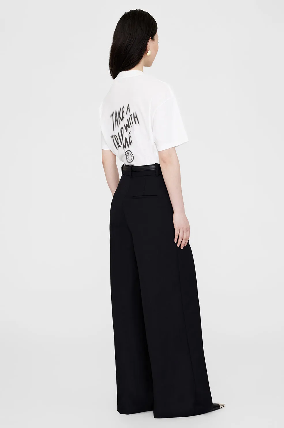 Walker Tee Trip - Ivory sold by Anine Bing product image thumbnail 2