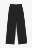 Carrie Pant - Black Linen Blend sold by Anine Bing
