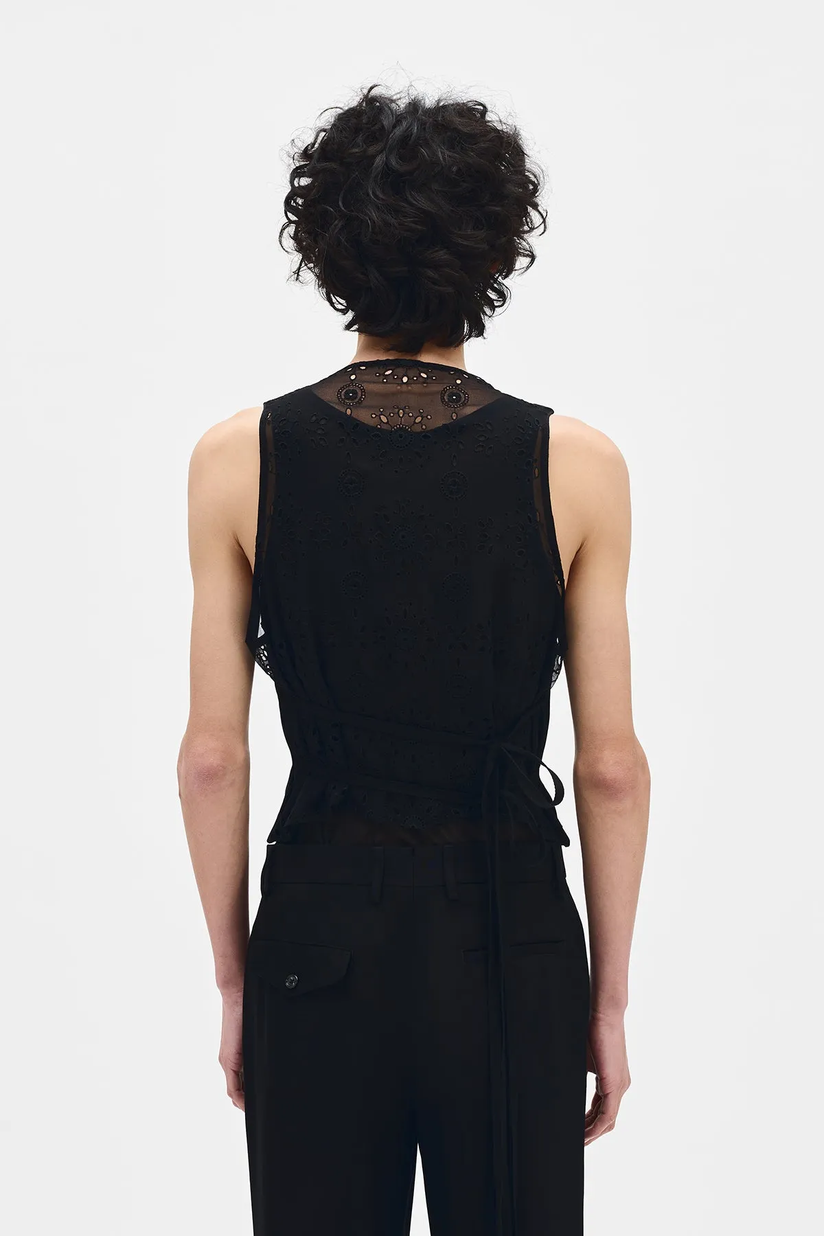 Indor Classic Waistcoat sold by Ann Demeulemeester product image thumbnail 3