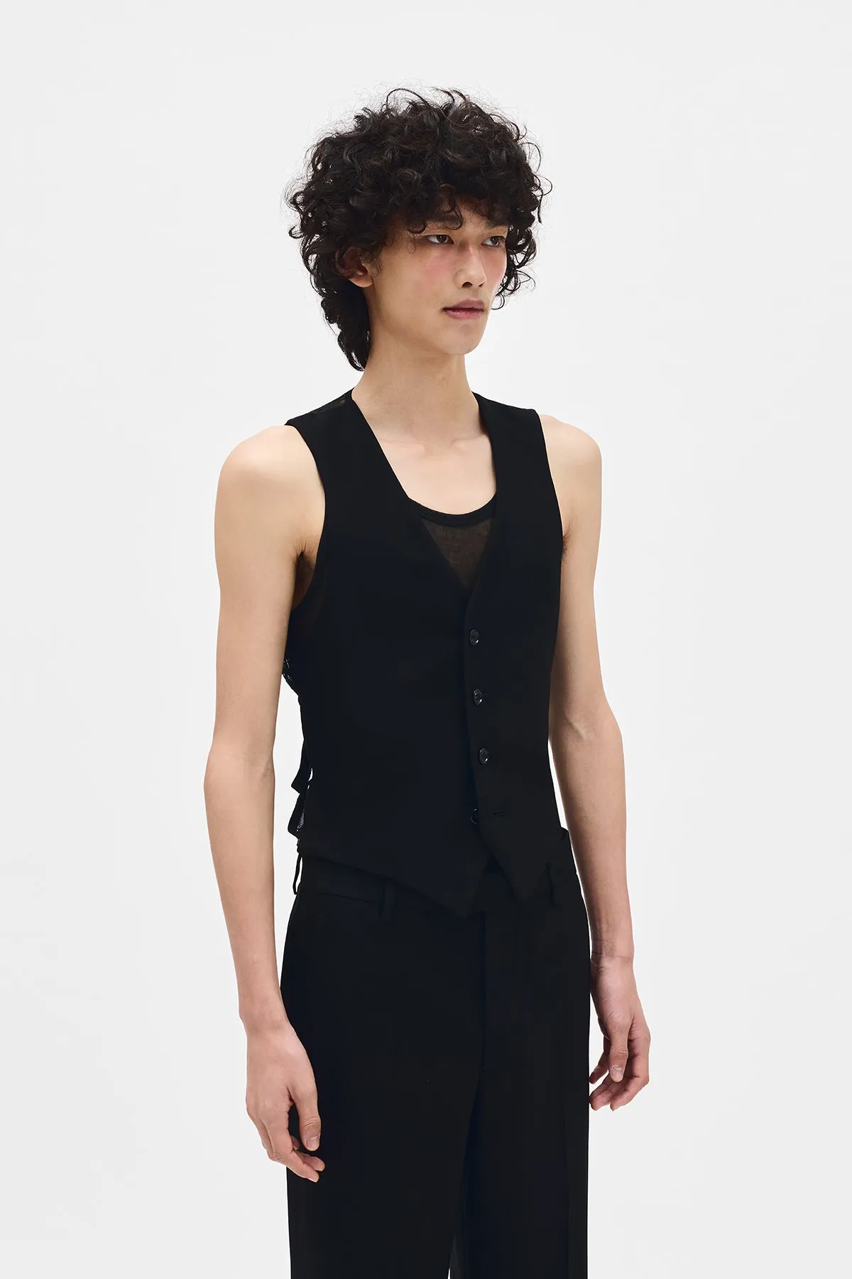Indor Classic Waistcoat sold by Ann Demeulemeester product image thumbnail 2