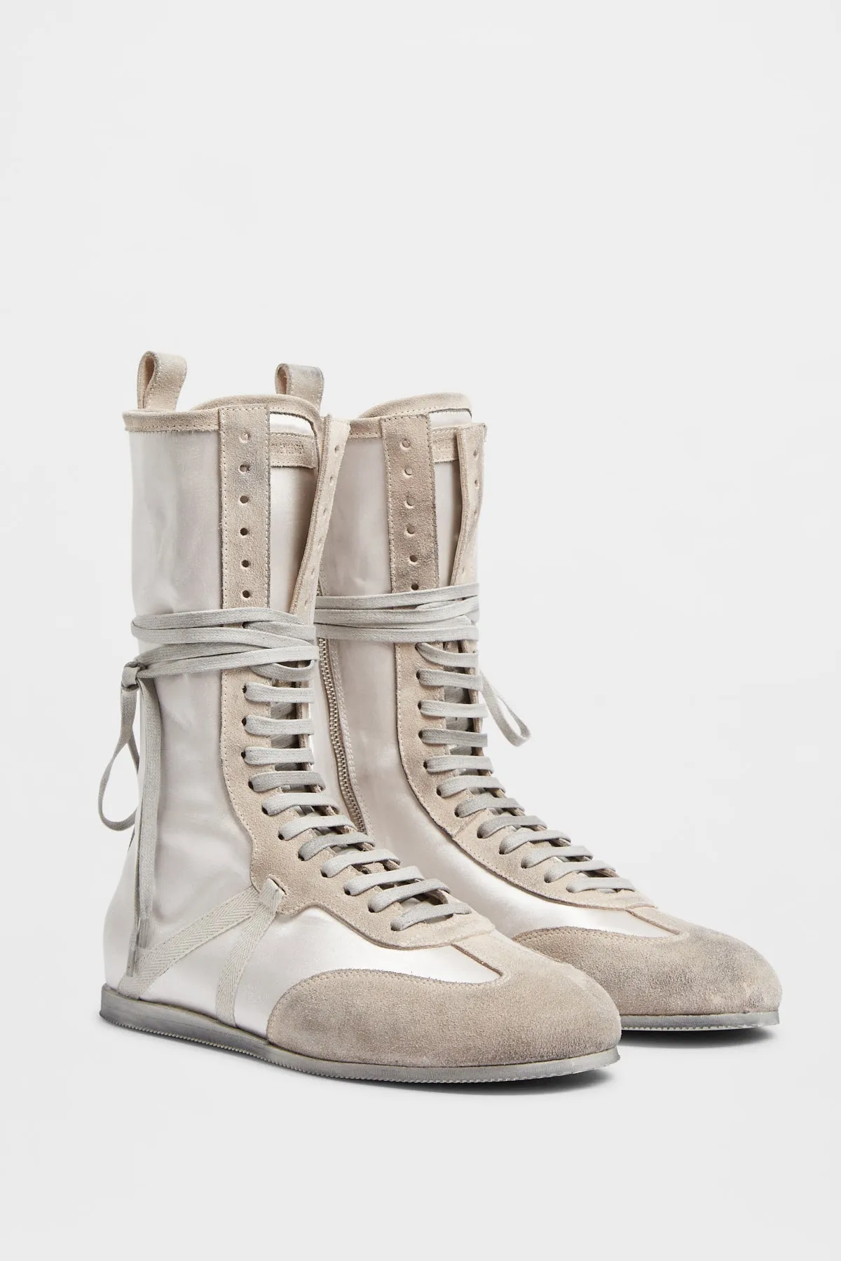Fides High-Top Boxing Sneakers sold by Ann Demeulemeester
